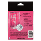 Girls Girls Girls™ Olivia Transparent Handheld Masturbator with Closed-End Suction, Soft and Stretchy Design Strokers - Manual